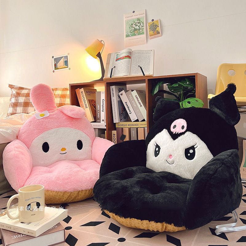 Kuromi Plush Chair Cushion