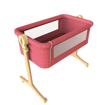 Foldable Wooden Rocking Baby Bassinet