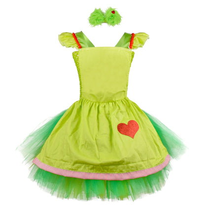 Grinch Heart Tutu Costume