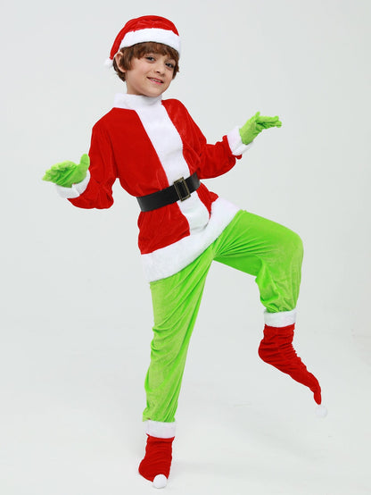 Grinch Green Holiday Mischief Suit Costume