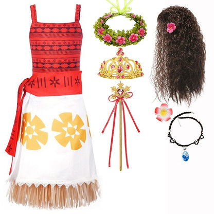 Moana Princess Cosplay Set