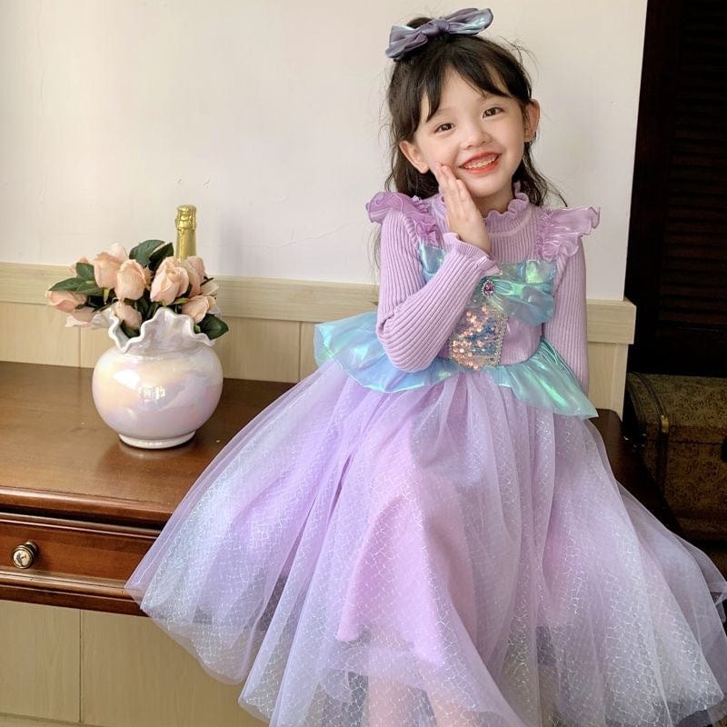 Ariel's Winter Wonderland Princess Dress