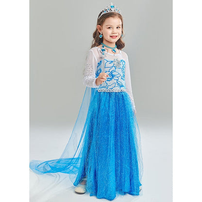 Elsa Royal Princess Long Sleeve Dress