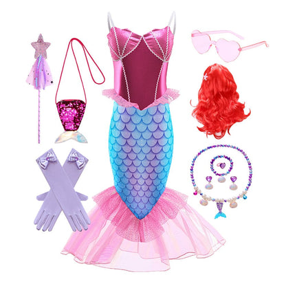 Ariel's Rose Seashell Mermaid Costume