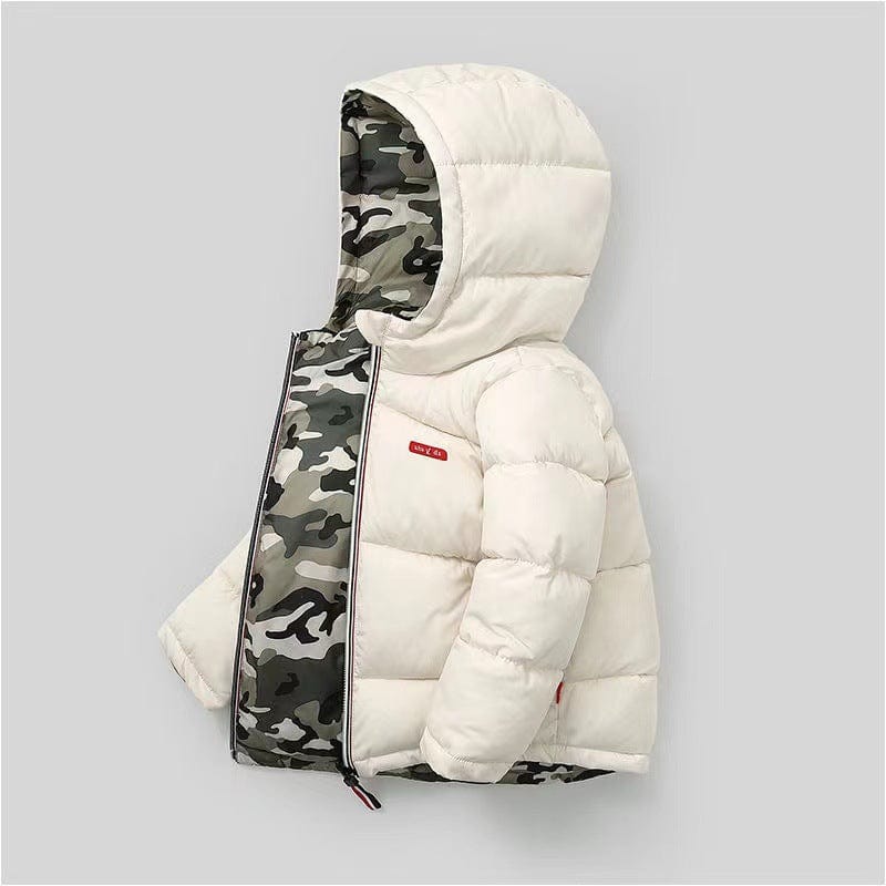 Kids Reversible Winter Puffer Jacket