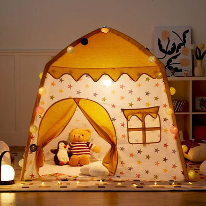 Starry Castle Play Tent for Kids