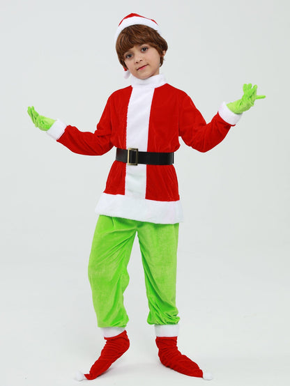 Grinch Green Holiday Mischief Suit Costume