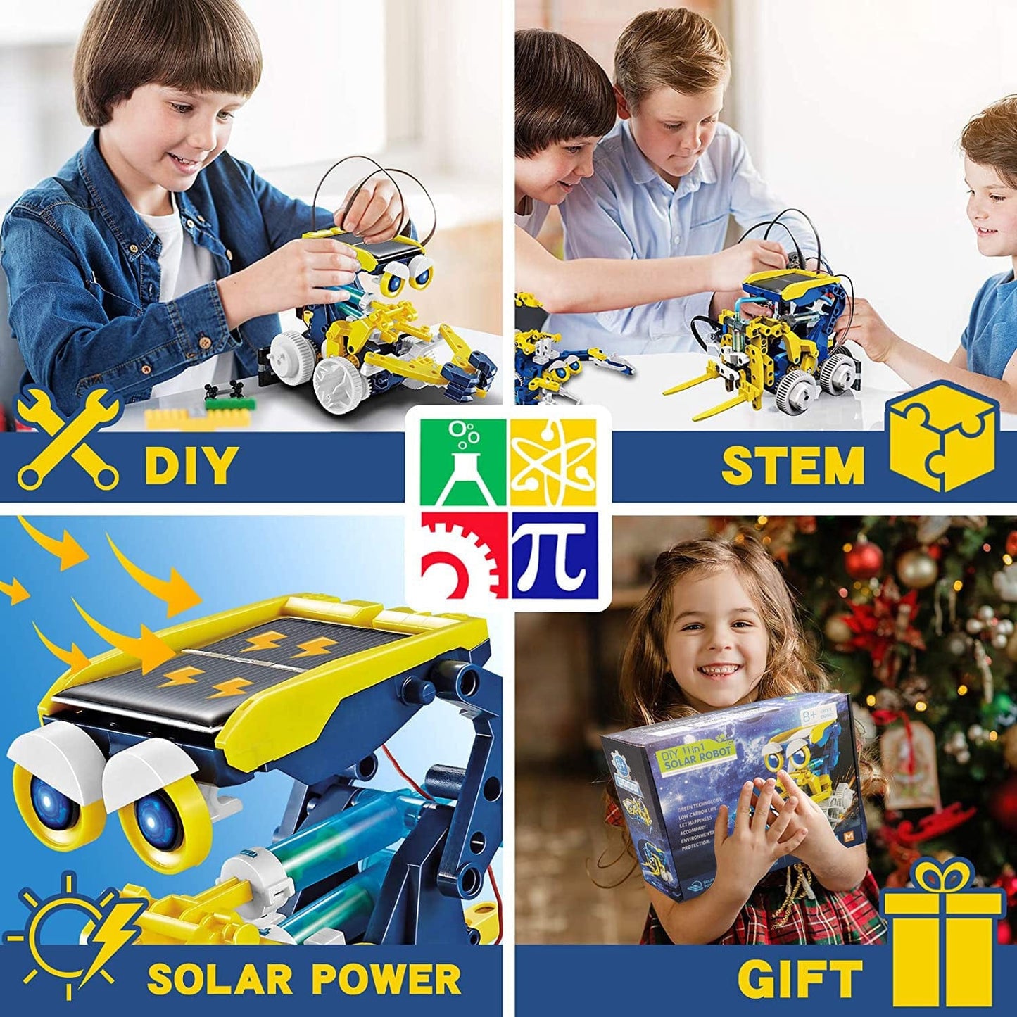 Mega Solar RoboKit – 29-in-1 DIY Solar Robot Kit