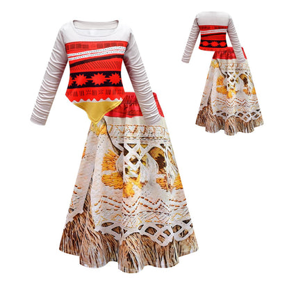 Moana Costume Skirt Set