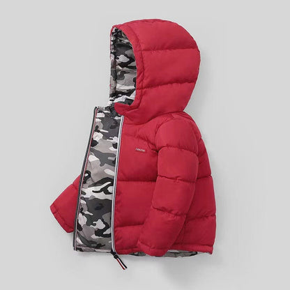 Kids Reversible Winter Puffer Jacket