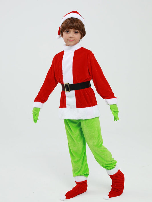 Grinch Green Holiday Mischief Suit Costume