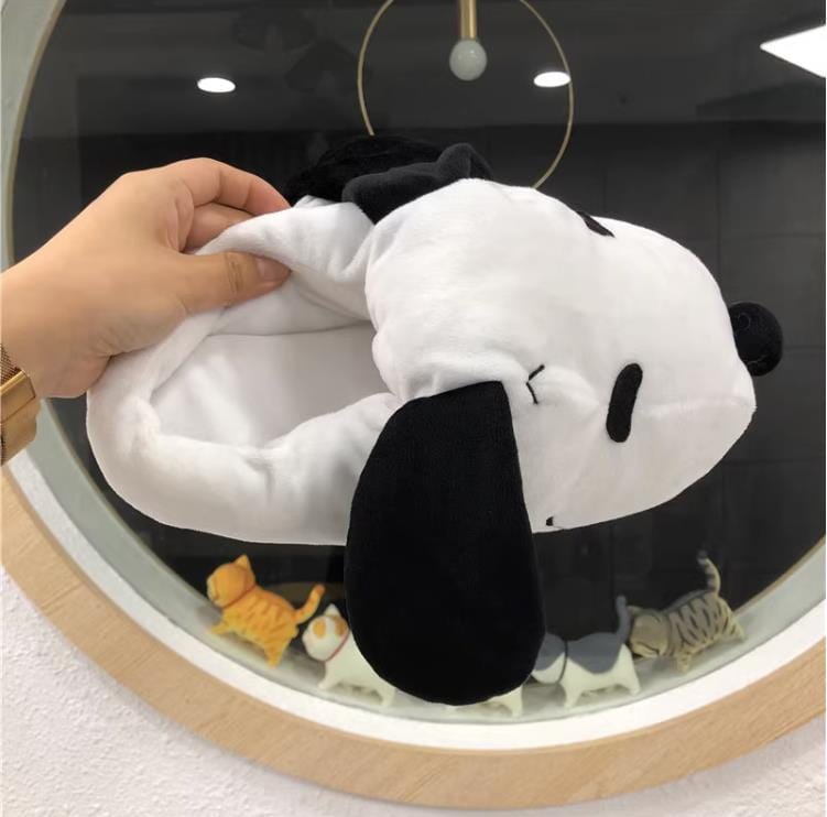 Snoopy Plush Cozy Slippers