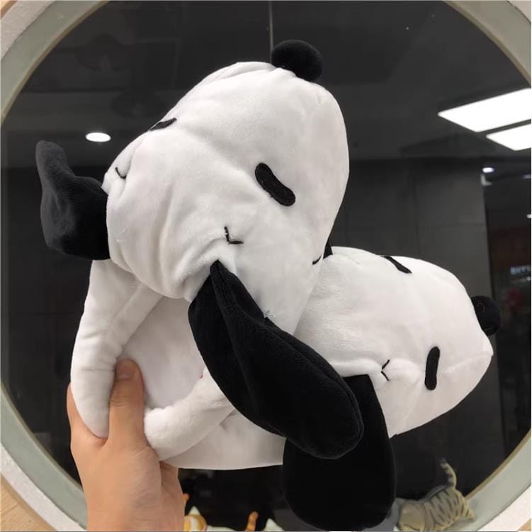 Snoopy Plush Cozy Slippers