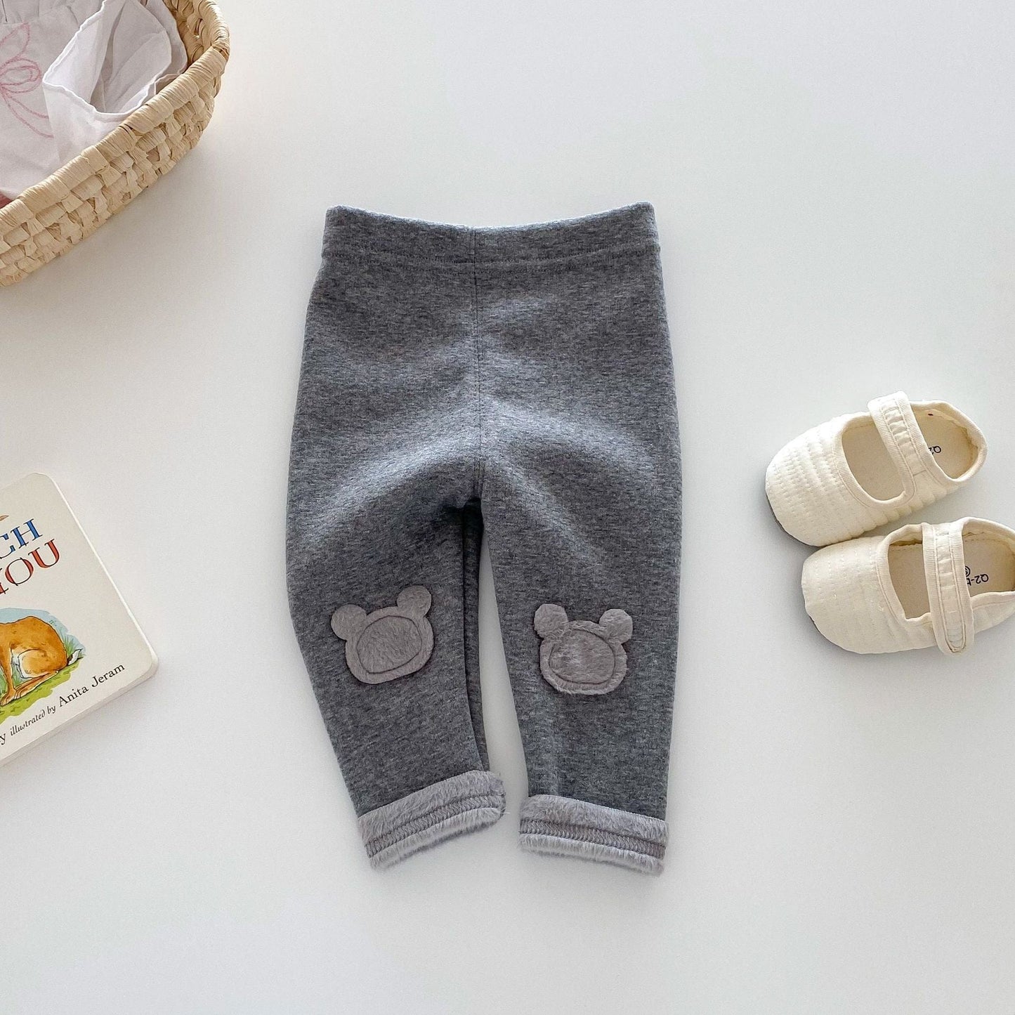 Cozy Heart Kids Winter Leggings