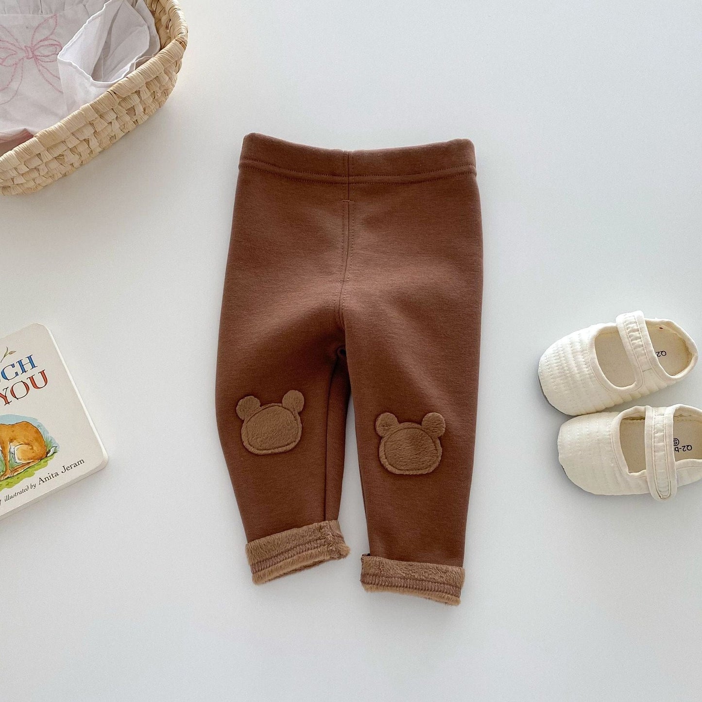 Cozy Heart Kids Winter Leggings