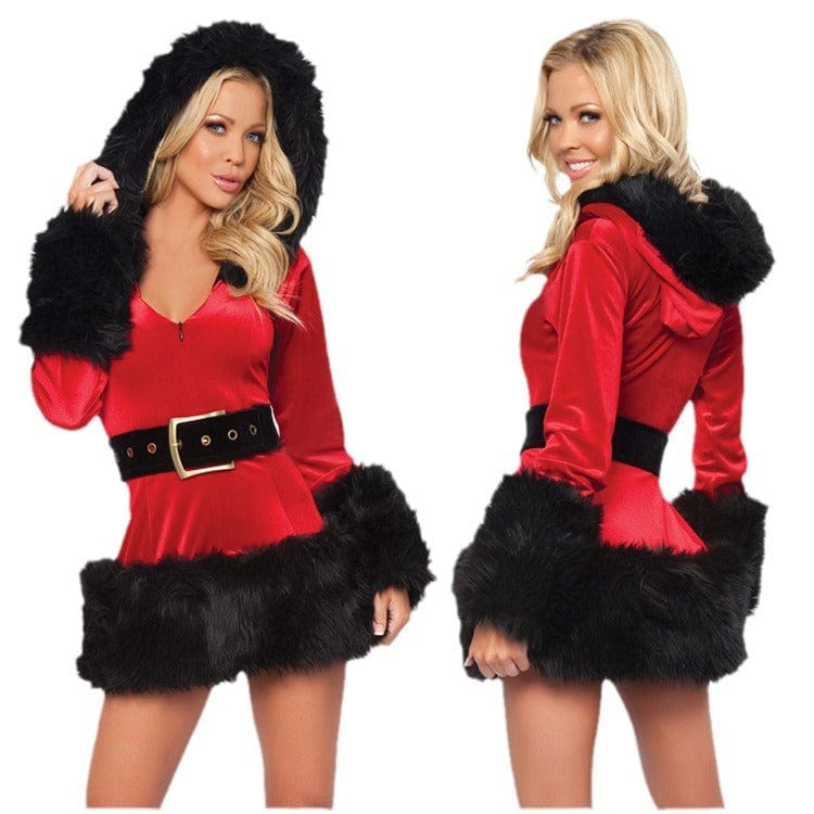 Glam Santa Claus Costume Dress