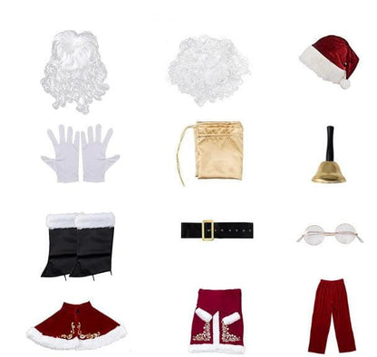 Regal Santa Claus Costume Set