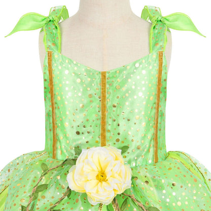 Princess Tiana Fairy Green Dress