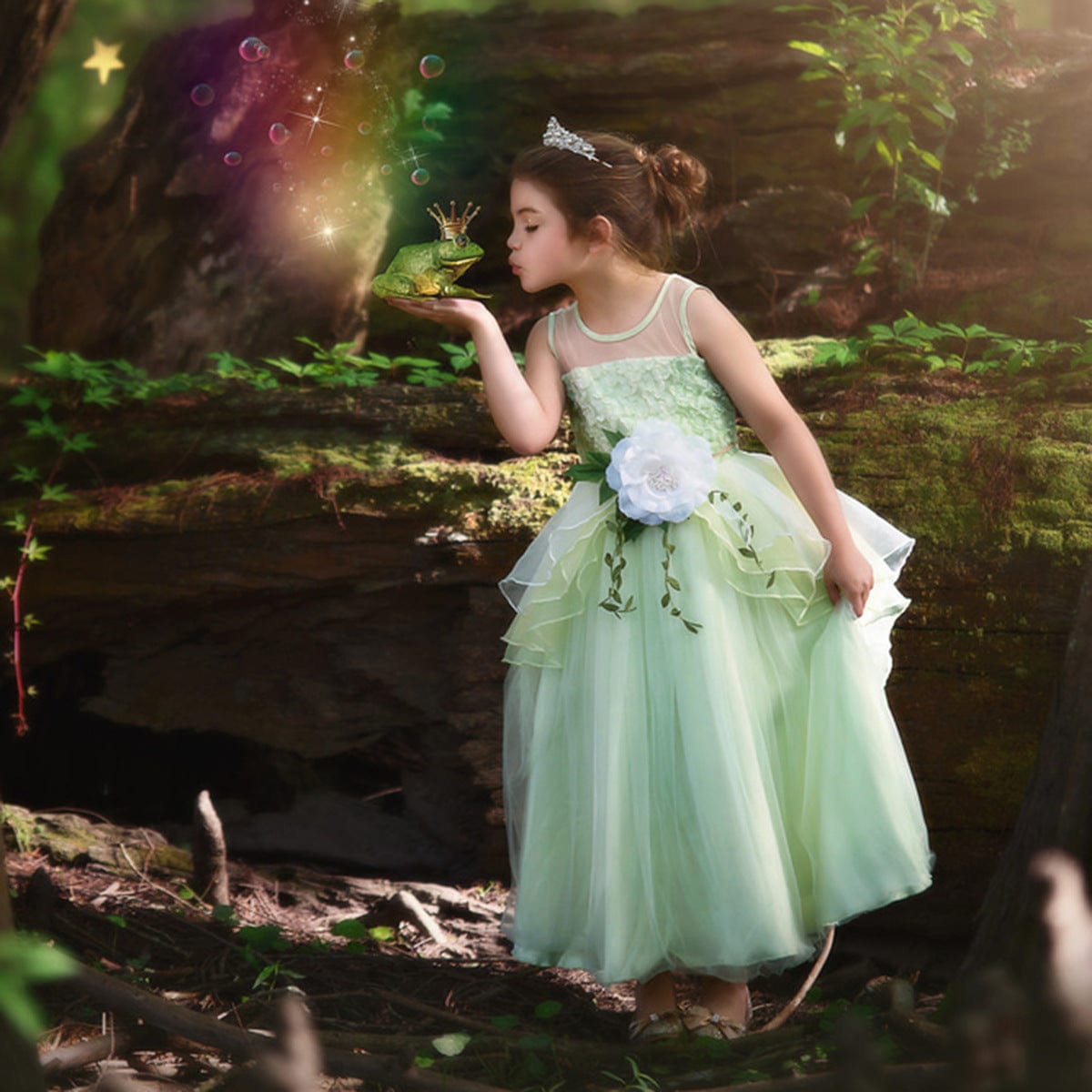 Princess Tiana Frog Prince Tutu Dress