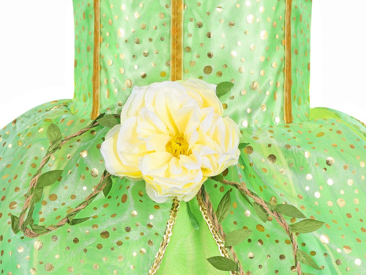 Princess Tiana Fairy Green Dress