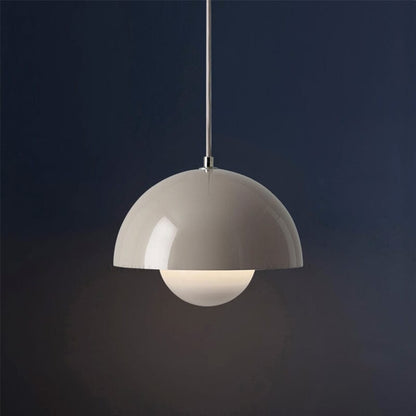 Nordic Macaron 1-Light Pendant Light - Elegant Semicircle Design