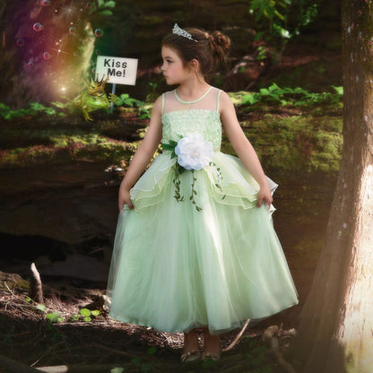 Princess Tiana Frog Prince Tutu Dress