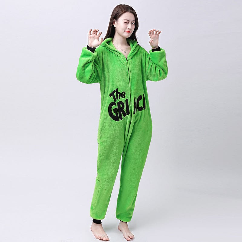 Grinch Cozy Onesie Costume