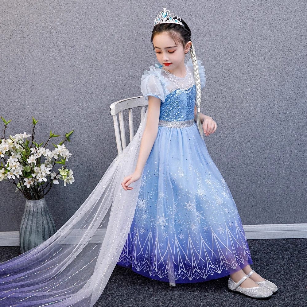 Elsa Princess Cape Dress