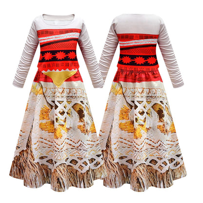 Moana Costume Skirt Set