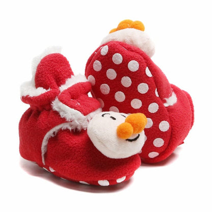 Snow Fun Baby Booties