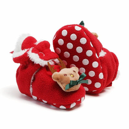 Snow Fun Baby Booties