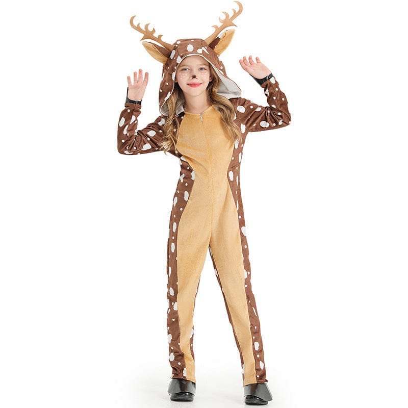 Spotted Reindeer Jumpsuit Costume