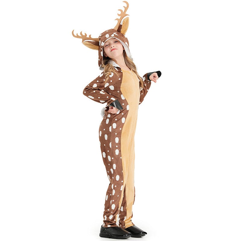 Spotted Reindeer Jumpsuit Costume