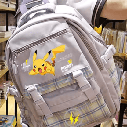 Pokemon Backpack Adjustable Oxford School Bag