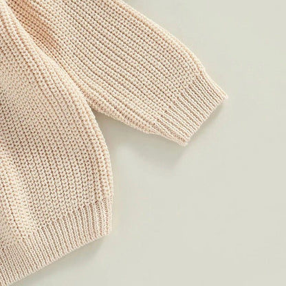 Cozy Knit Pullover Sweater for Toddlers