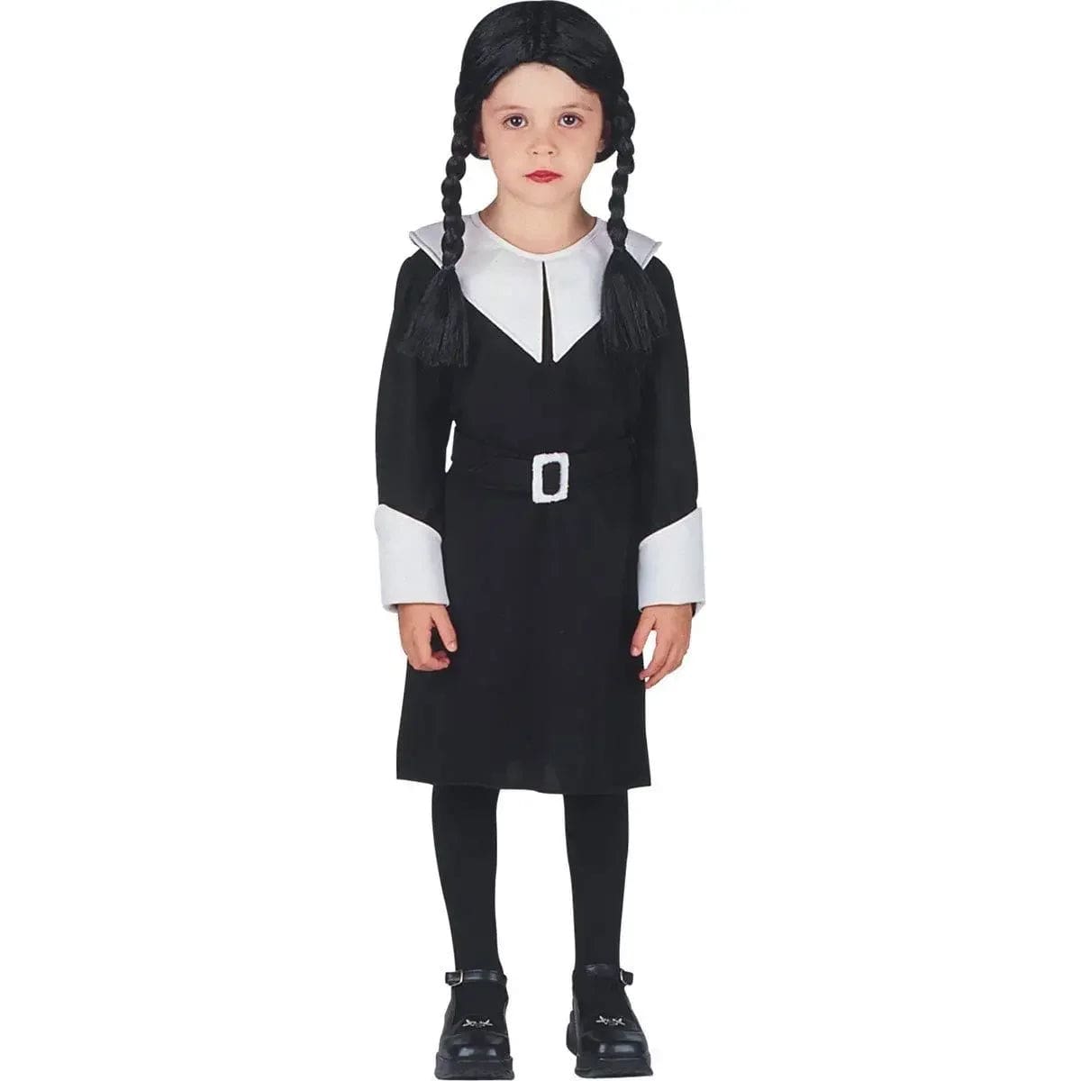 Wednesday Addams Costume Kids Cosplay Uniform