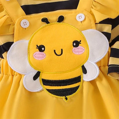 Adorable Baby Girl Bee Halloween Outfit