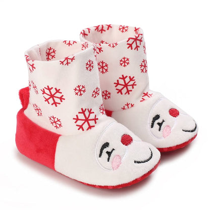 SNOWFLAKE CUDDLES – Cozy Christmas Slippers for Kids