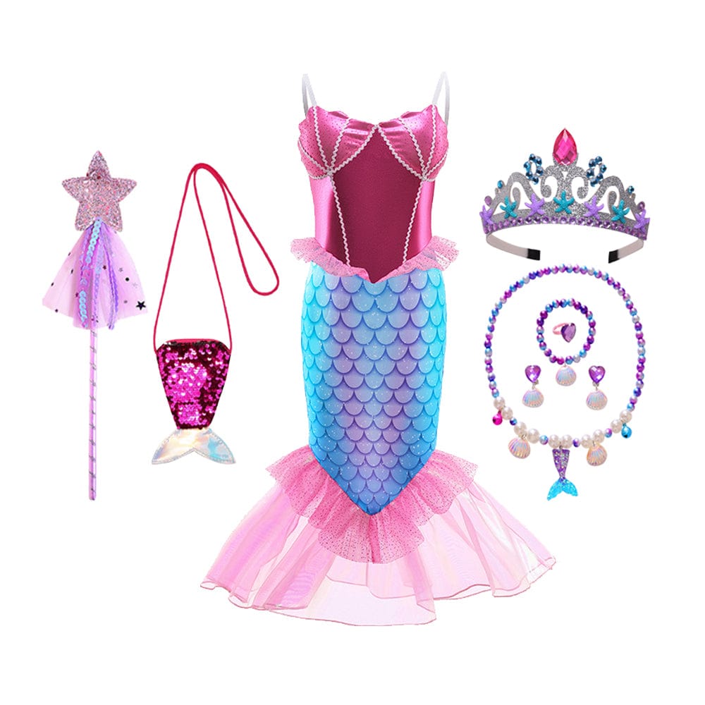 Ariel's Rose Seashell Mermaid Costume