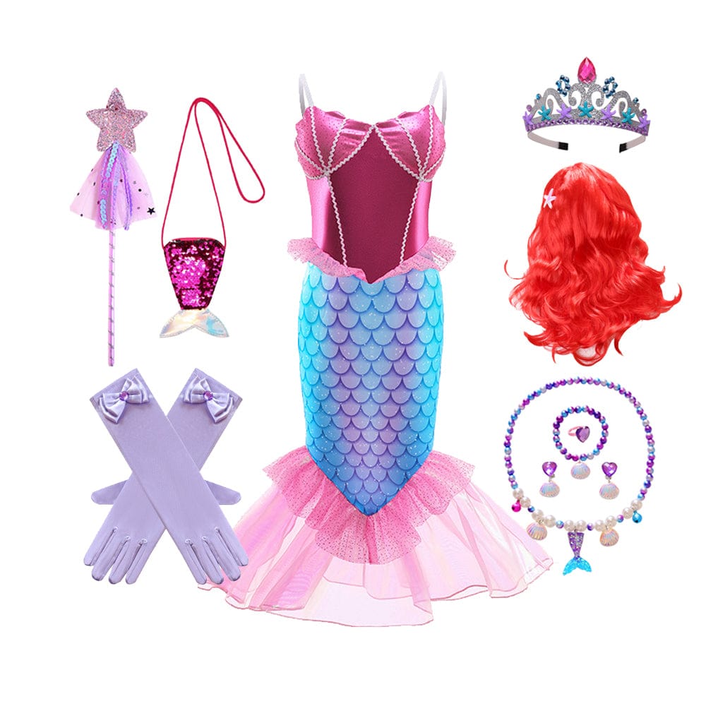 Ariel's Rose Seashell Mermaid Costume