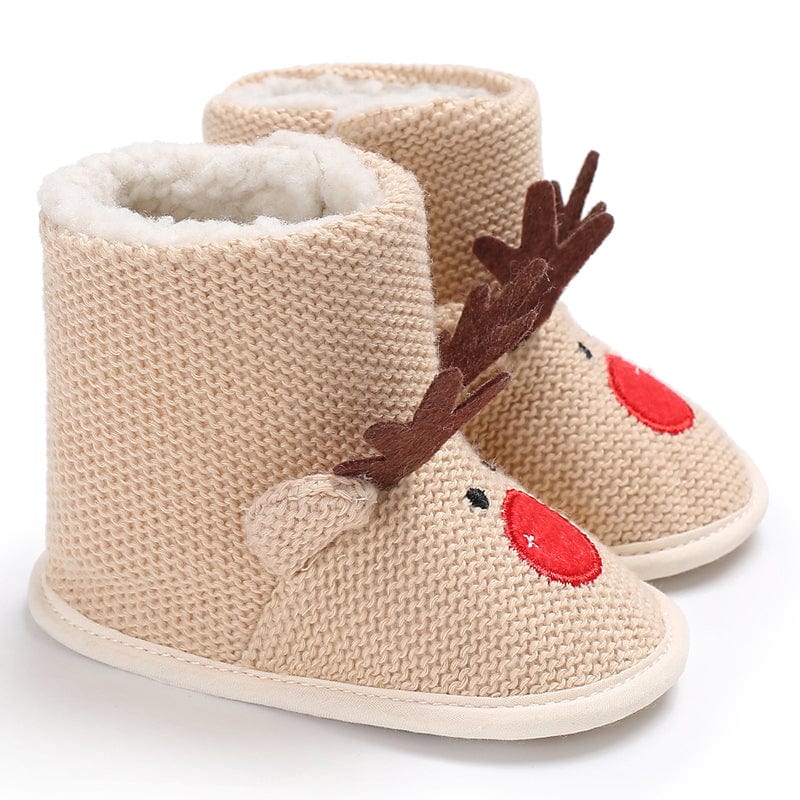 SNOWFLAKE CUDDLES – Cozy Christmas Slippers for Kids