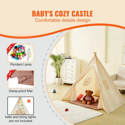 Kids Play Tents: Cozy Teepee for Indoor & Outdoor Fun
