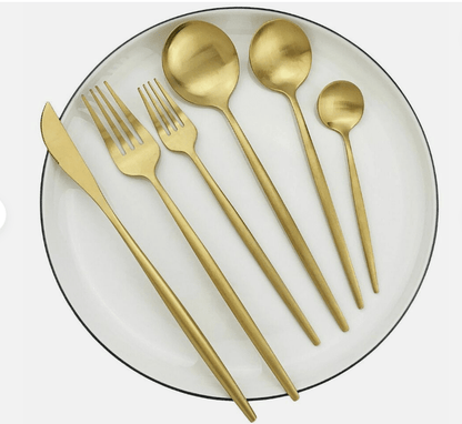 Elegant Minimalist 20-Piece Stainless Steel Cutlery Set