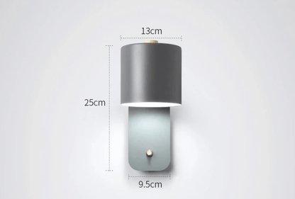 Stylish Modern LED Wall Lamp with Switch