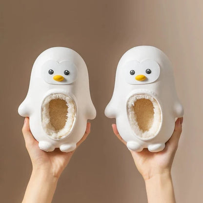 CUDDLY PENGUINS – Adorable Kids' Warm Slippers