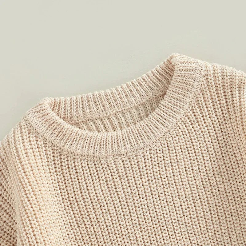 Cozy Knit Pullover Sweater for Toddlers