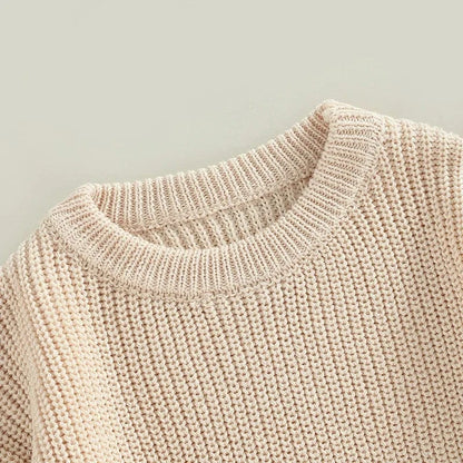 Cozy Knit Pullover Sweater for Toddlers