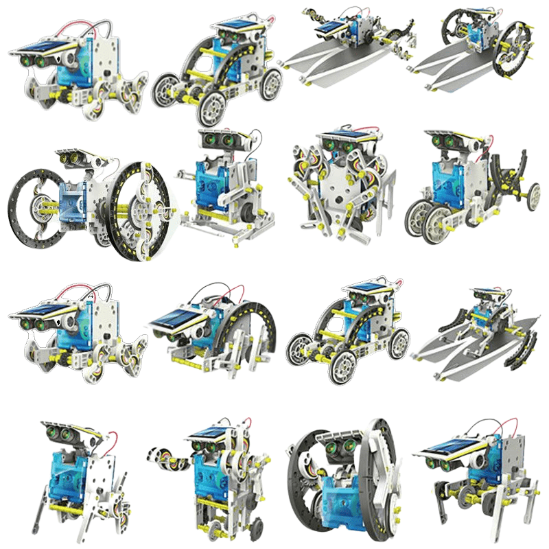 SolarTech RoboKit – 13-in-1 Solar Robot DIY Set