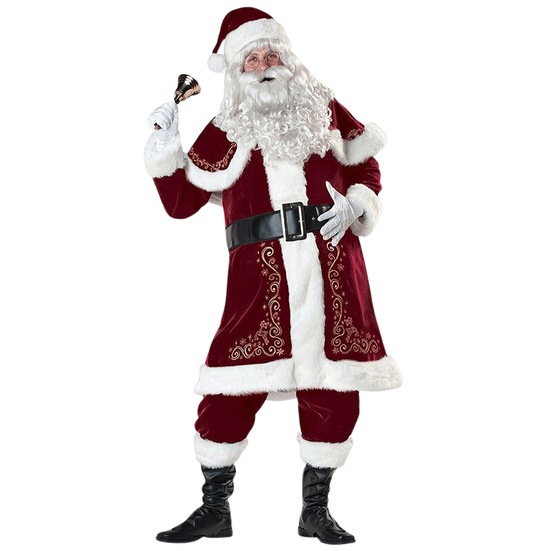 Regal Santa Claus Costume Set