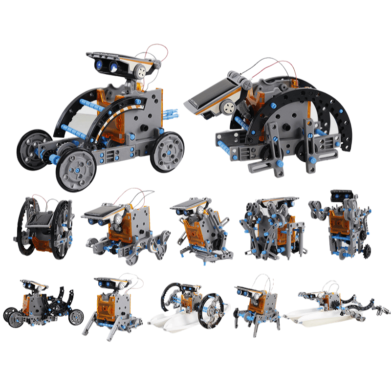 Robo Solar Kit – 12-in-1 STEM Robot & Dinosaur DIY Set